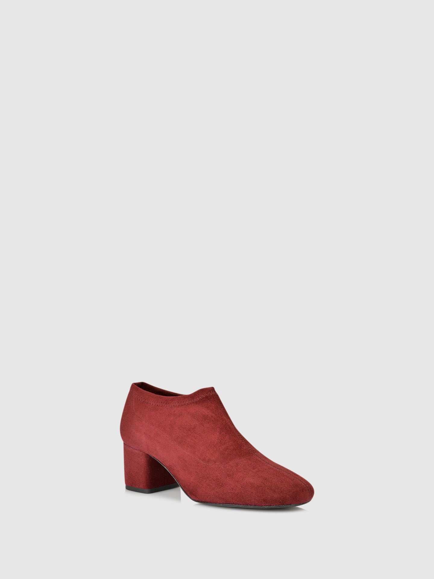 JJ Heitor Red Pointed Toe Ankle Boots
