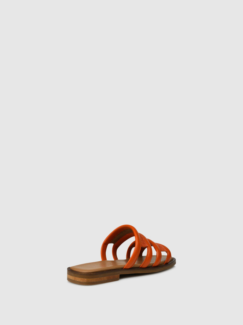JJ Heitor Bow Sandals A06L1 Orange
