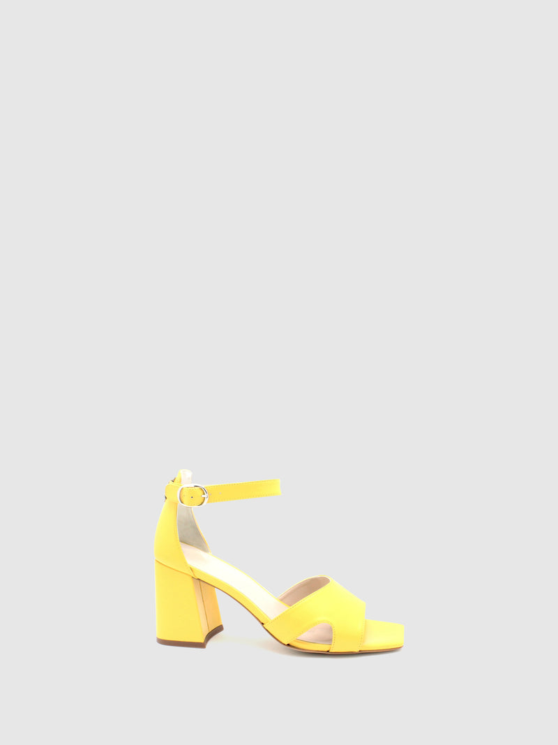 JJ Heitor Heel Sandals Fisális Yellow