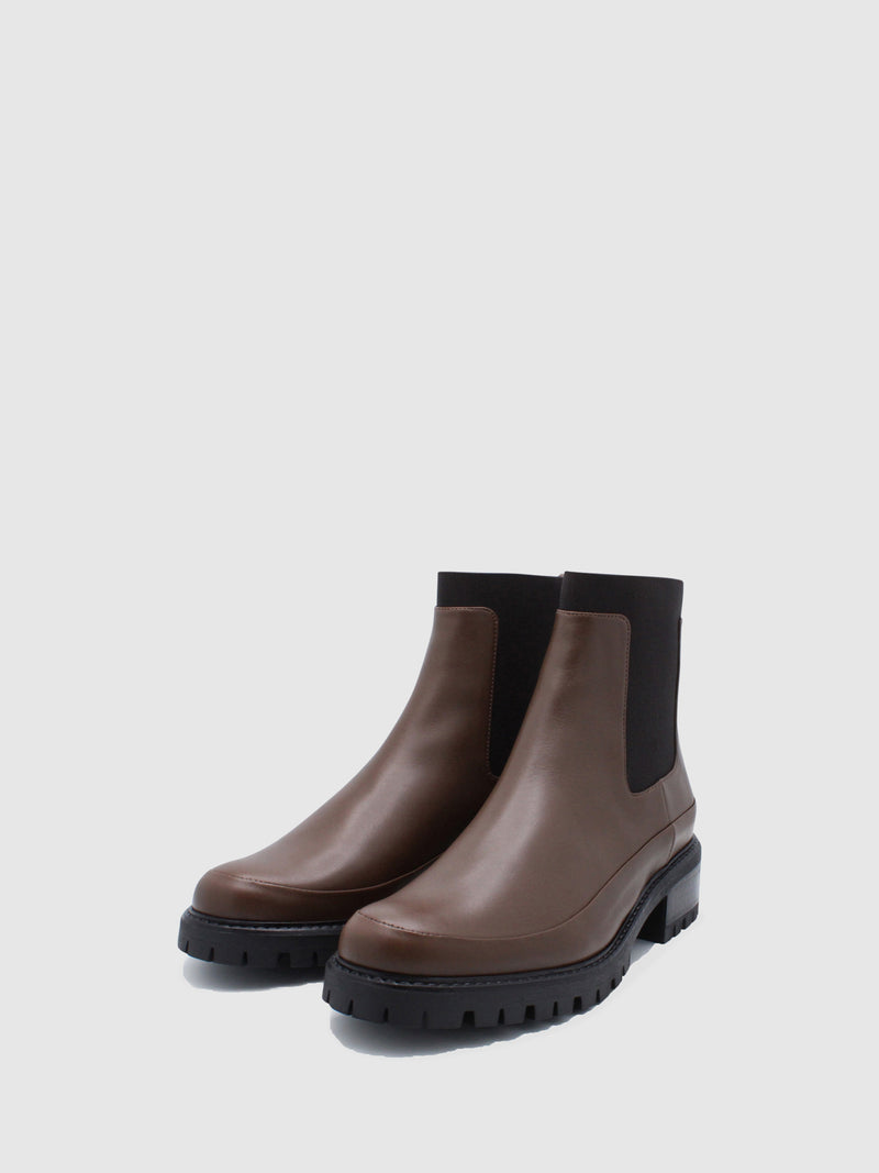 JJ Heitor Brown Chelsea Boots