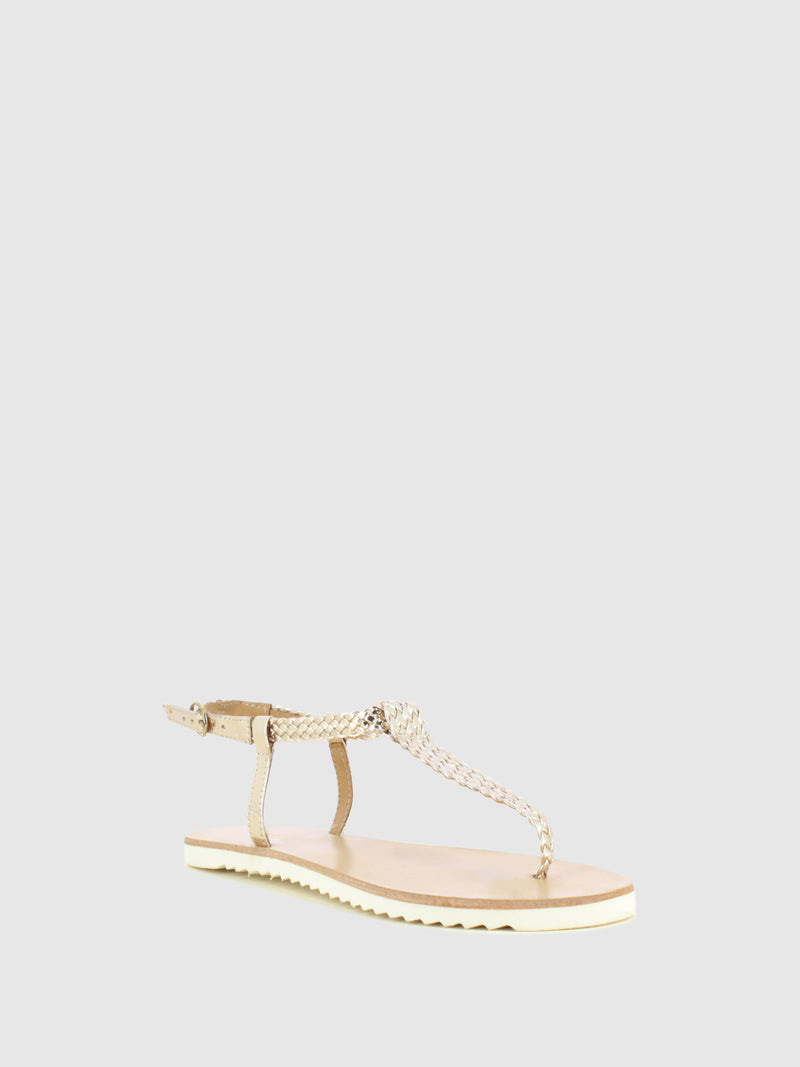 Foreva Gold Flat Sandals