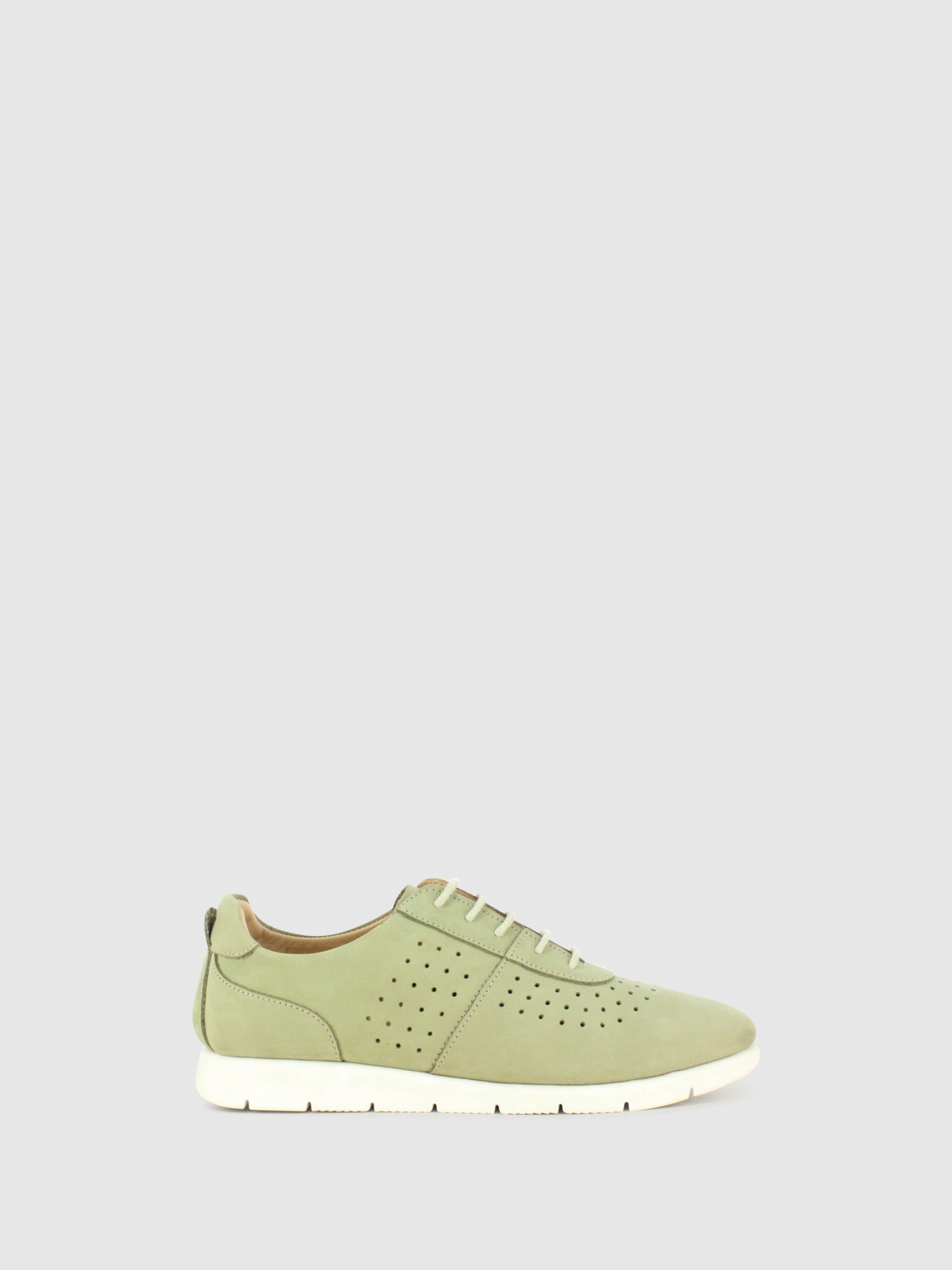 Darkwood Green Lace-up Trainers