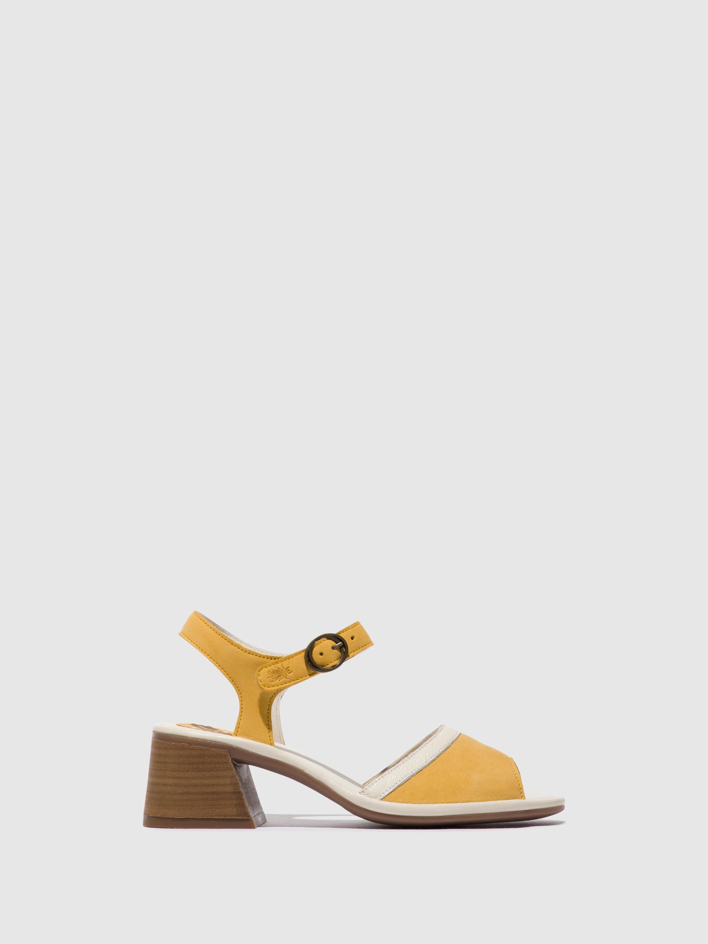 Fly London Ankle Strap Sandals LEAR374FLY BUMBLEBEE/OFFWHITE