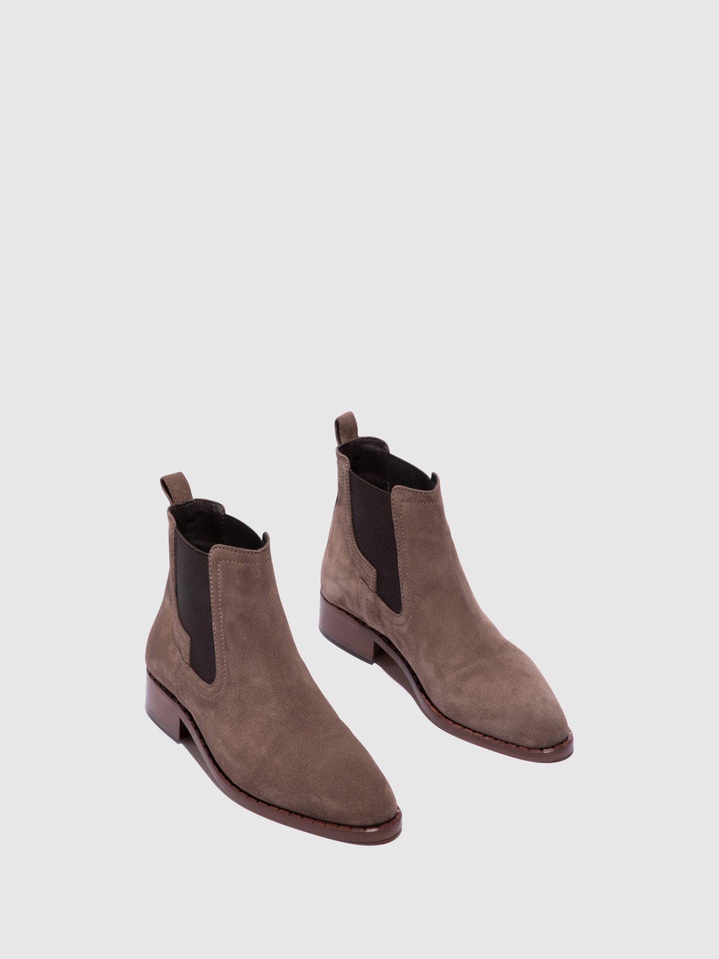 Foreva Taupe Chelsea Ankle Boots