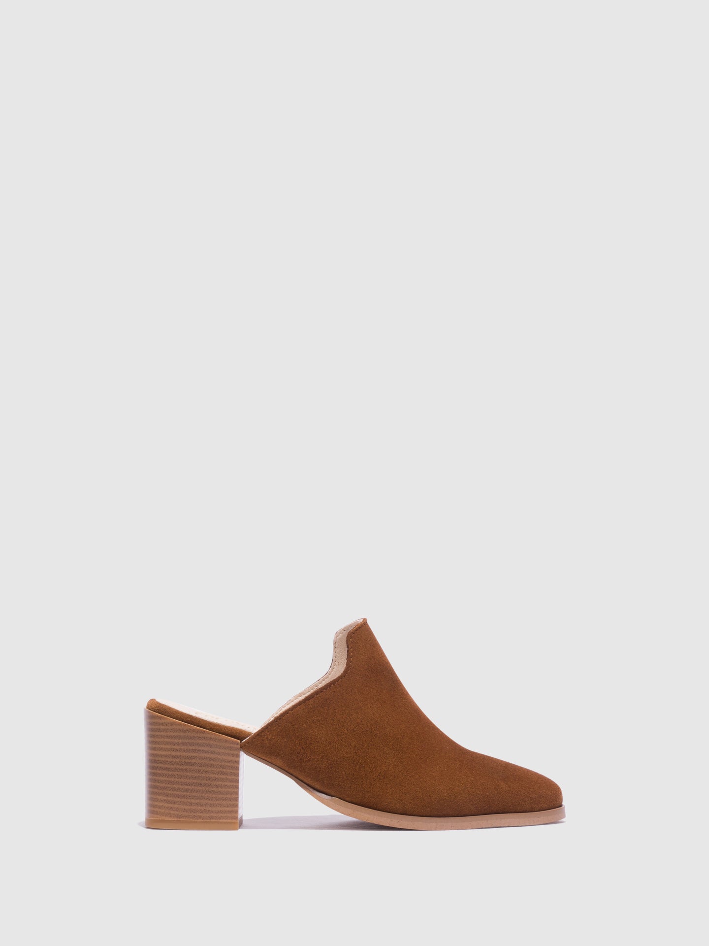 Foreva Camel Pointed Toe Mules