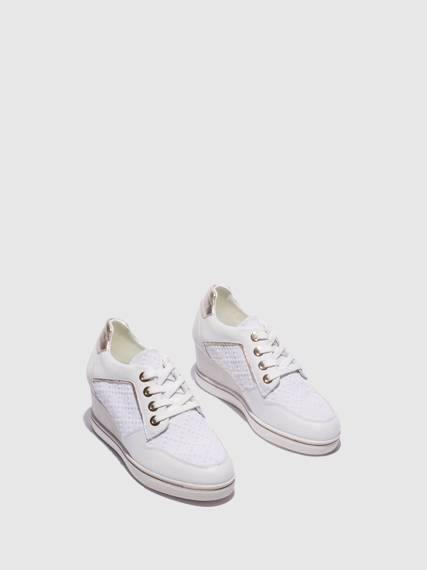 Foreva White Wedge Shoes