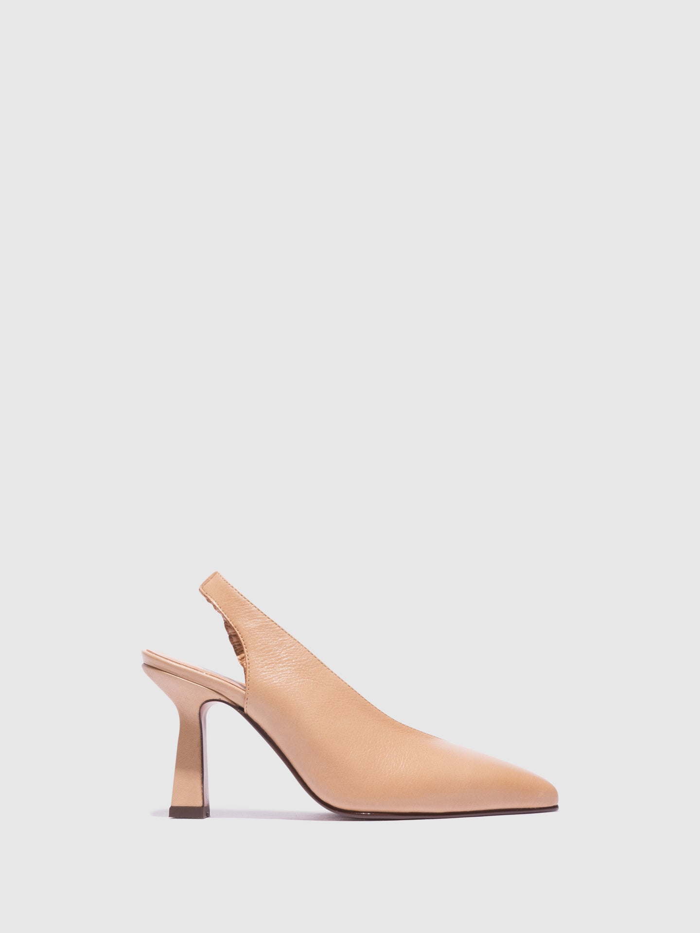 Foreva Beige Ankle Strap Shoes