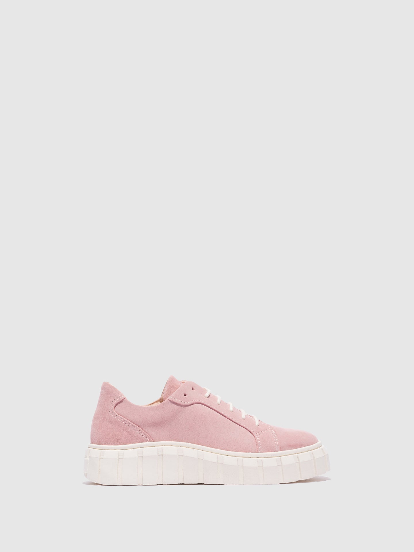 Fungi Pink Lace-up Trainers