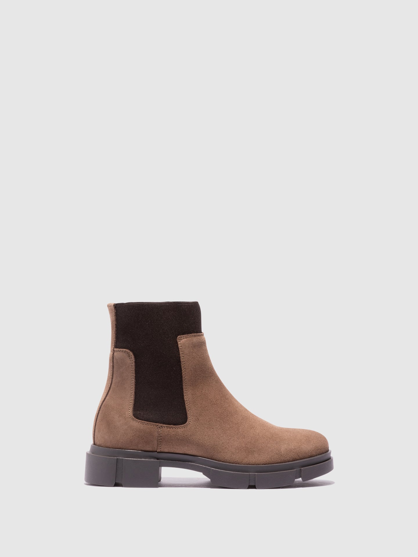 Fungi Taupe Chelsea Ankle Boots