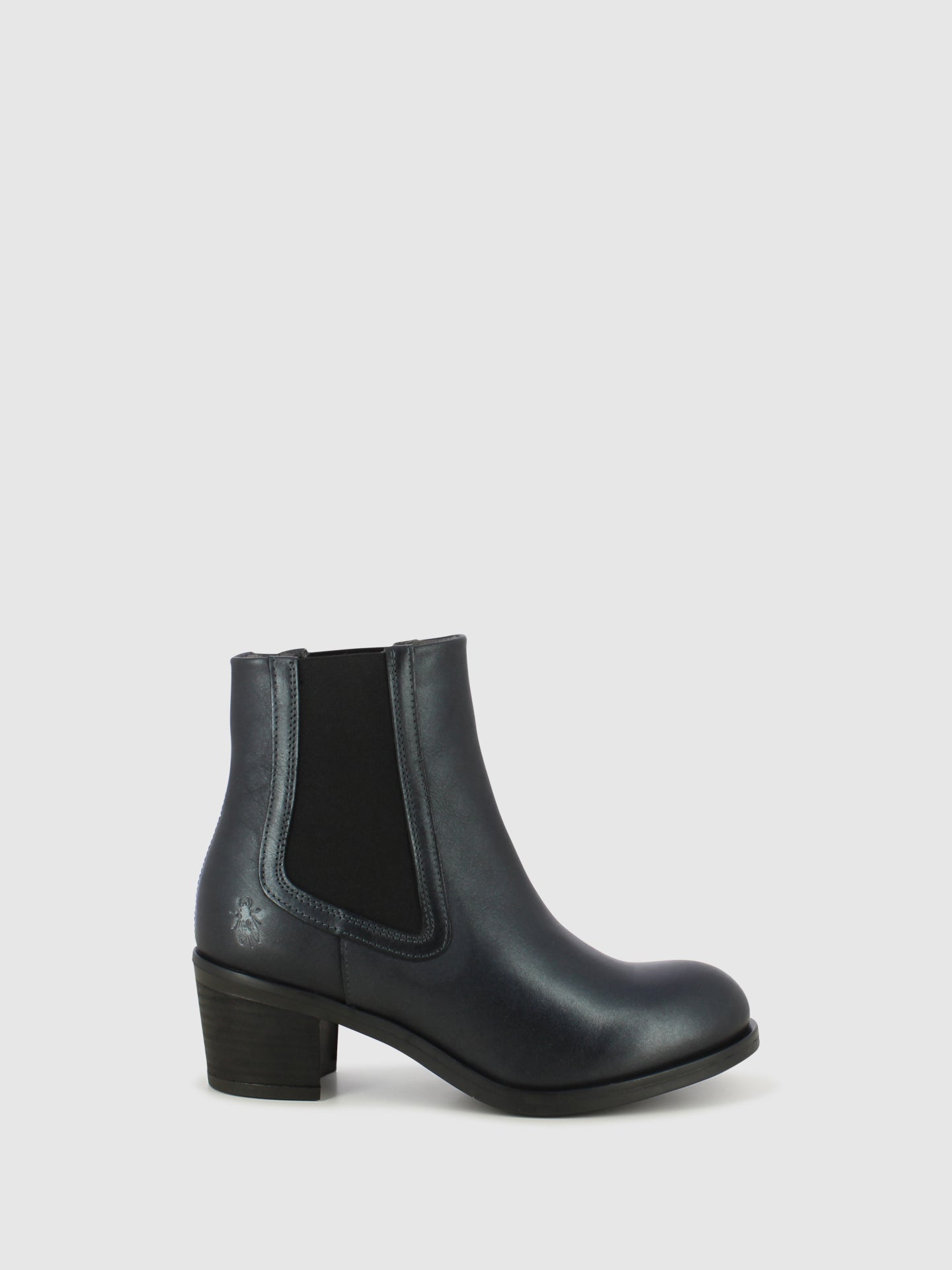 Fly London Black Leather Chelsea Ankle Boots