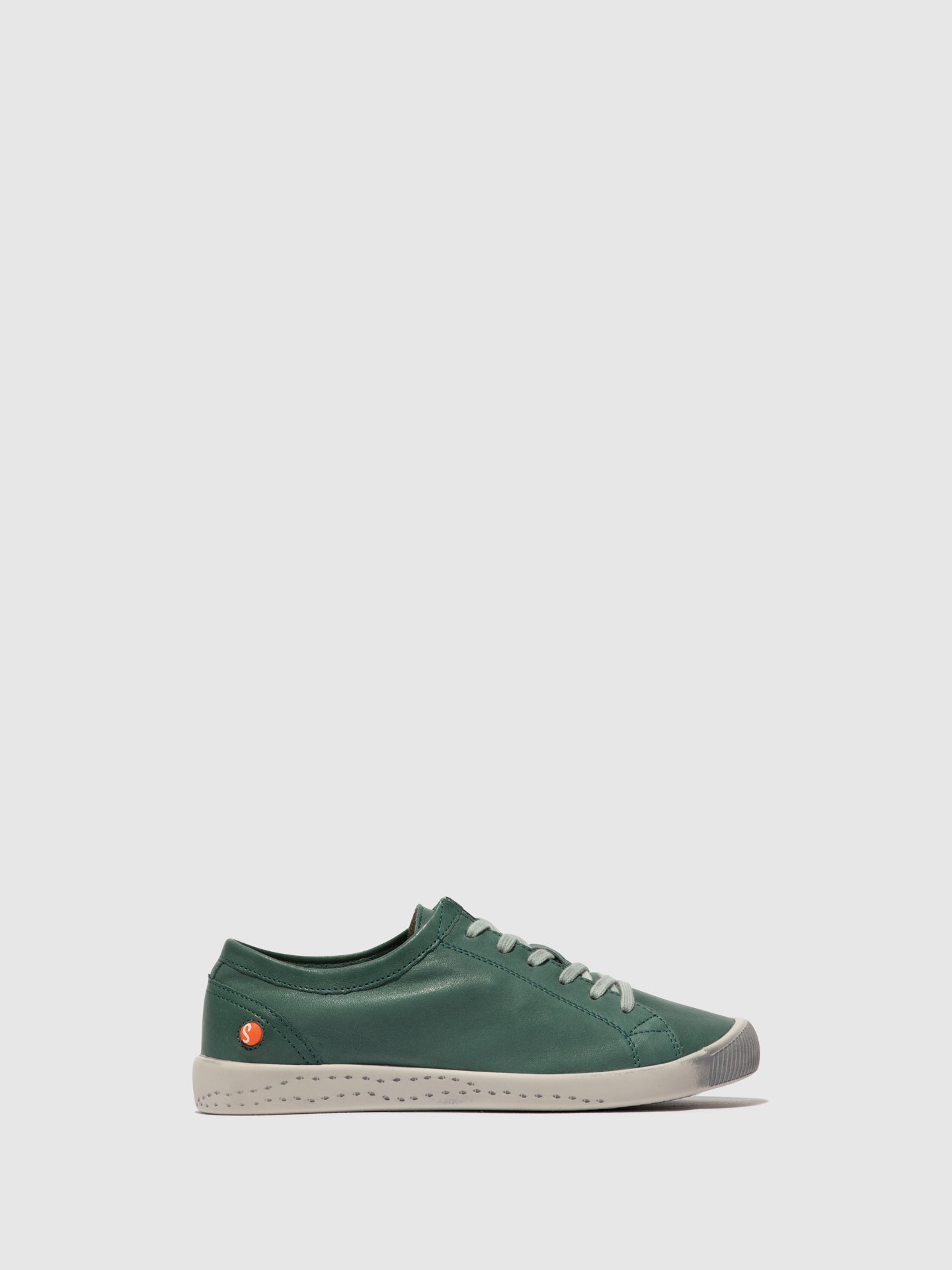 Softinos Lace-up Trainers ISLA Green