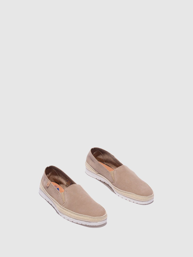 Verbenas Taupe Loafers Shoes