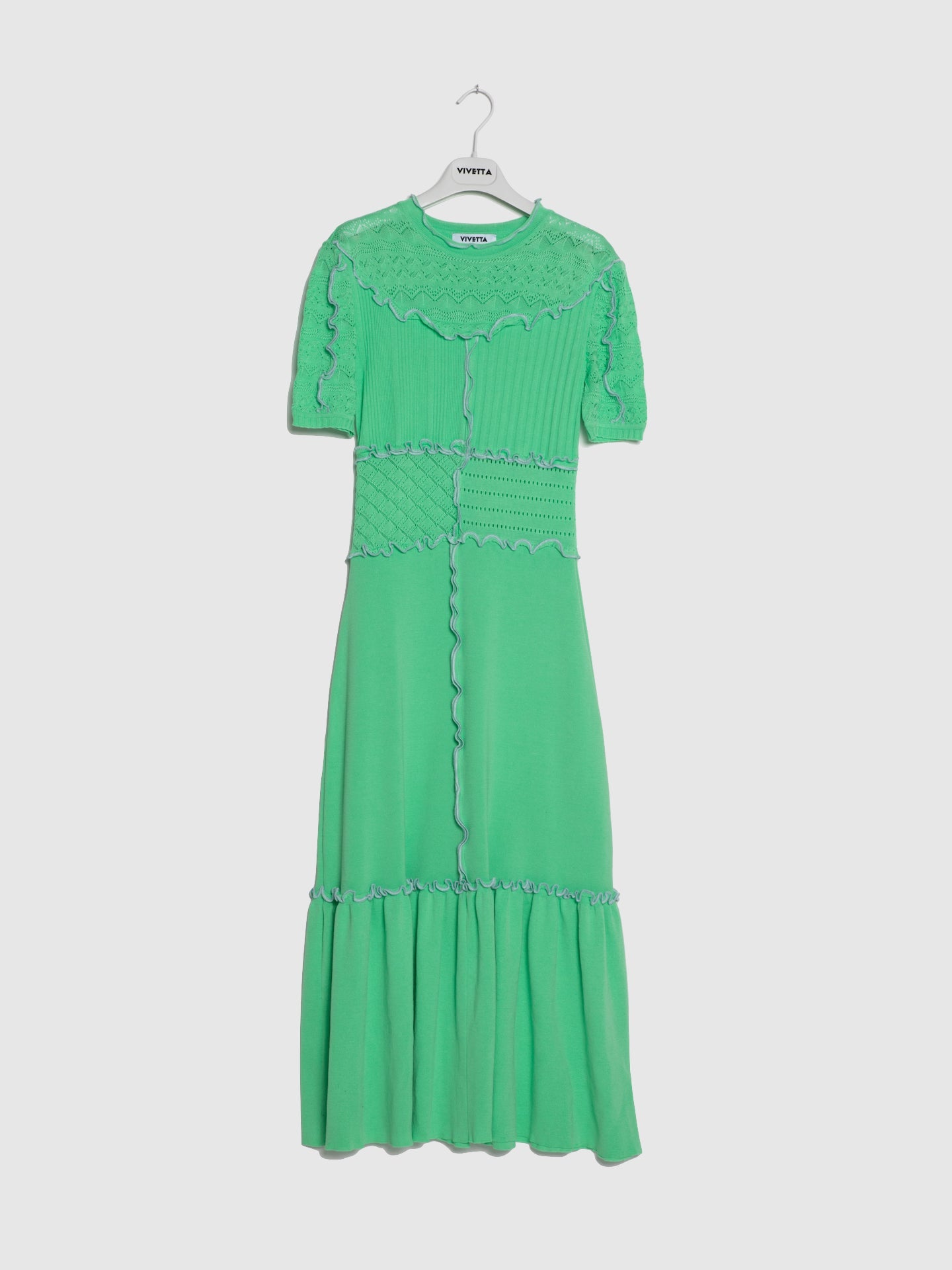 Vivetta Vestido Malha Verde