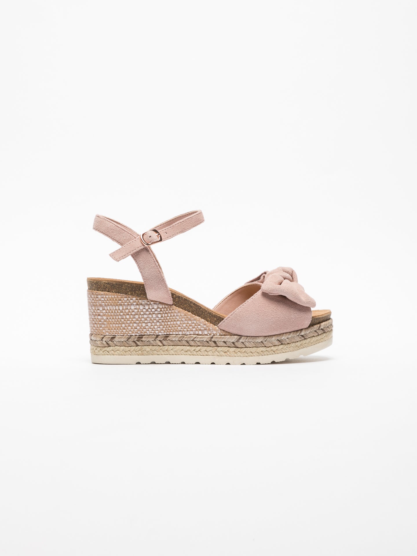 Carmela Pink Wedge Sandals