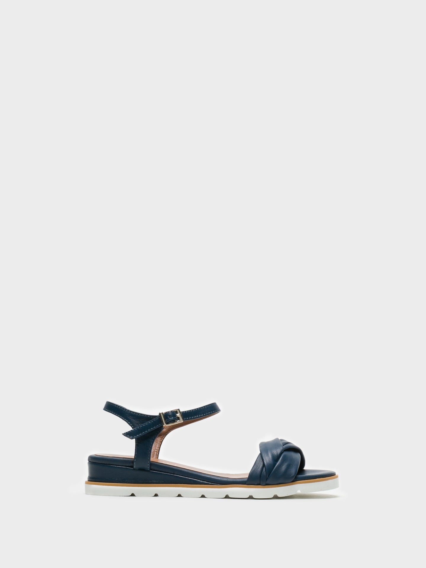 Carmela Blue T-Strap Sandals