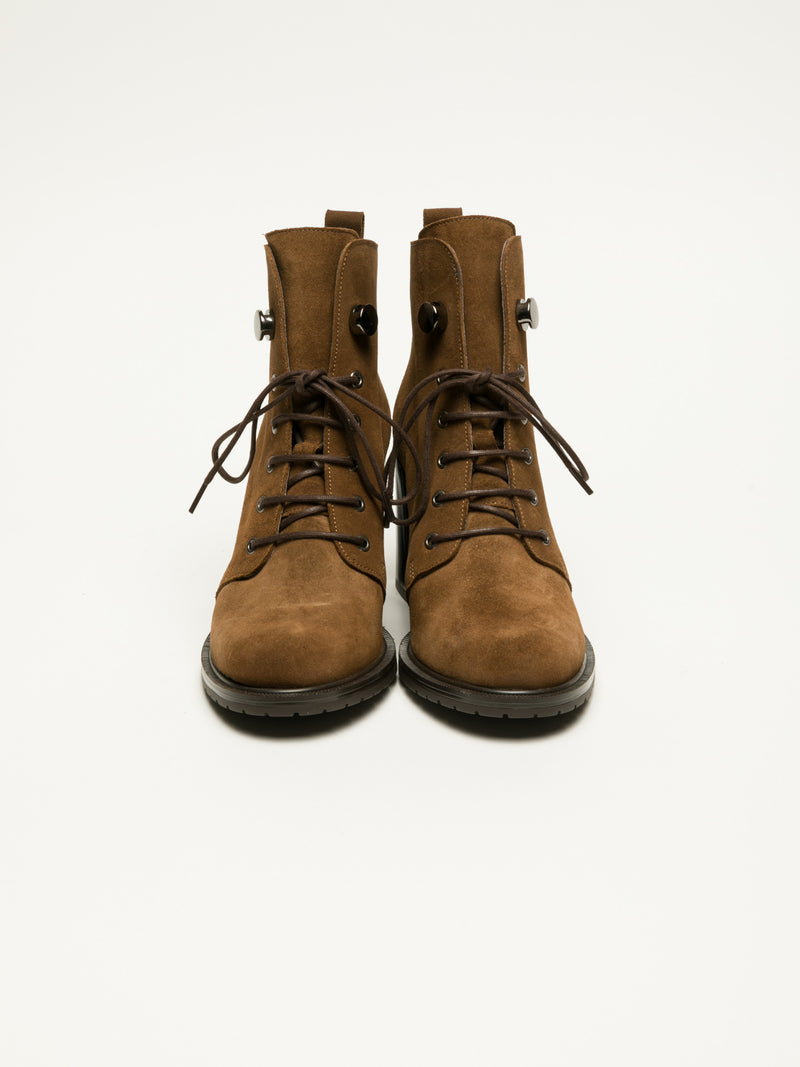 Clay's Brown Lace-up Ankle Boots