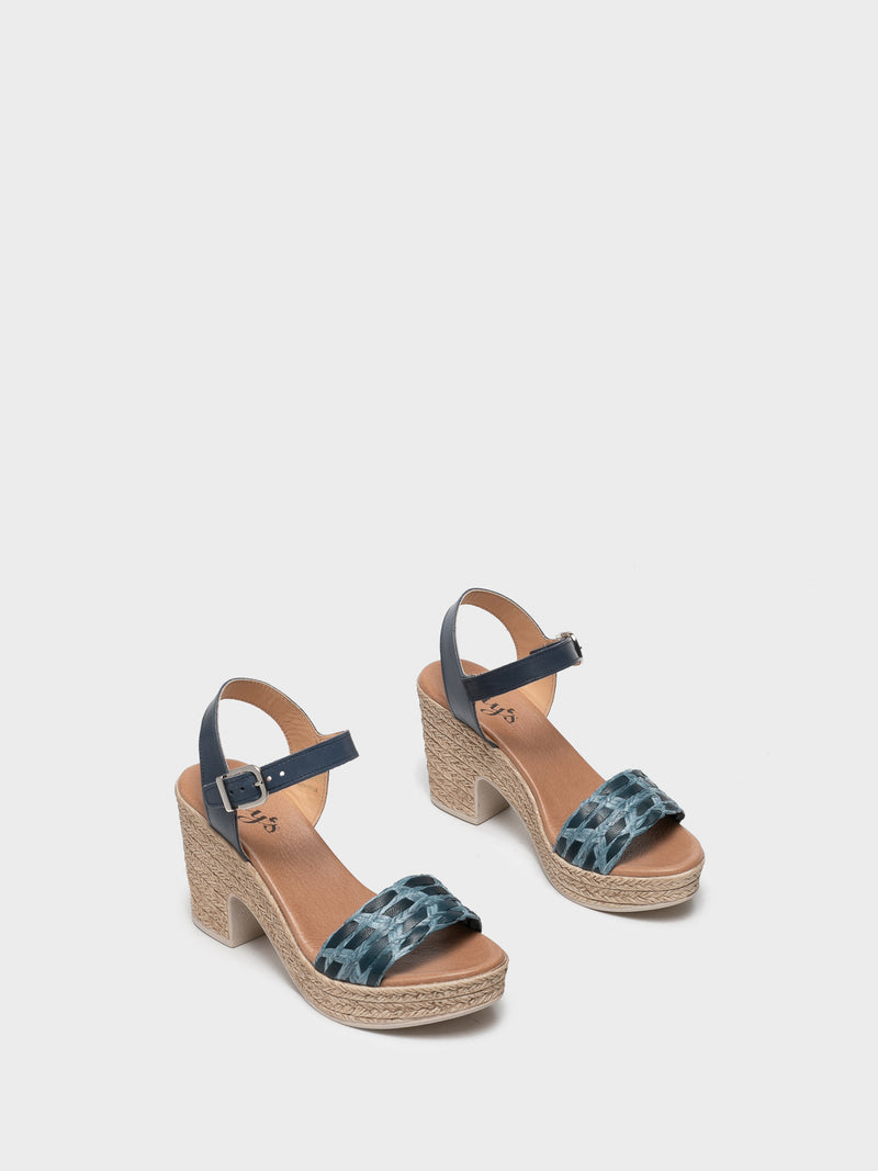 Clay's Blue Ankle Strap Sandals