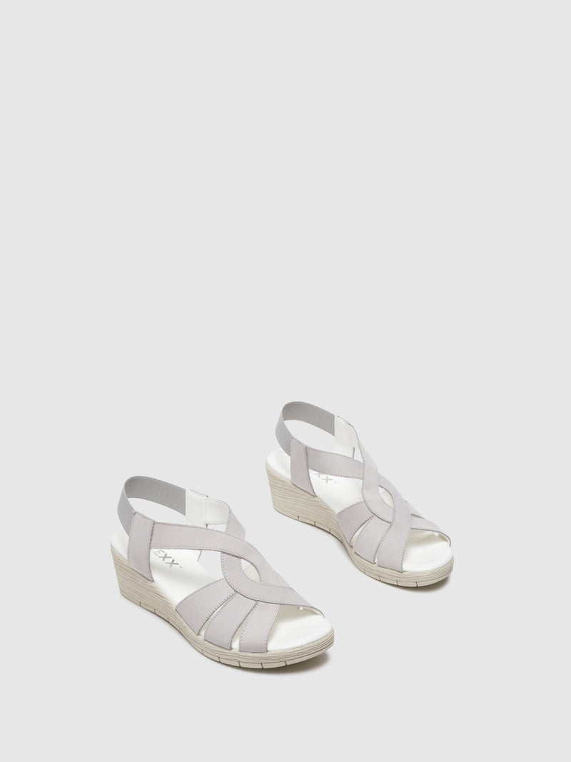 The Flexx Gray Wedge Sandals