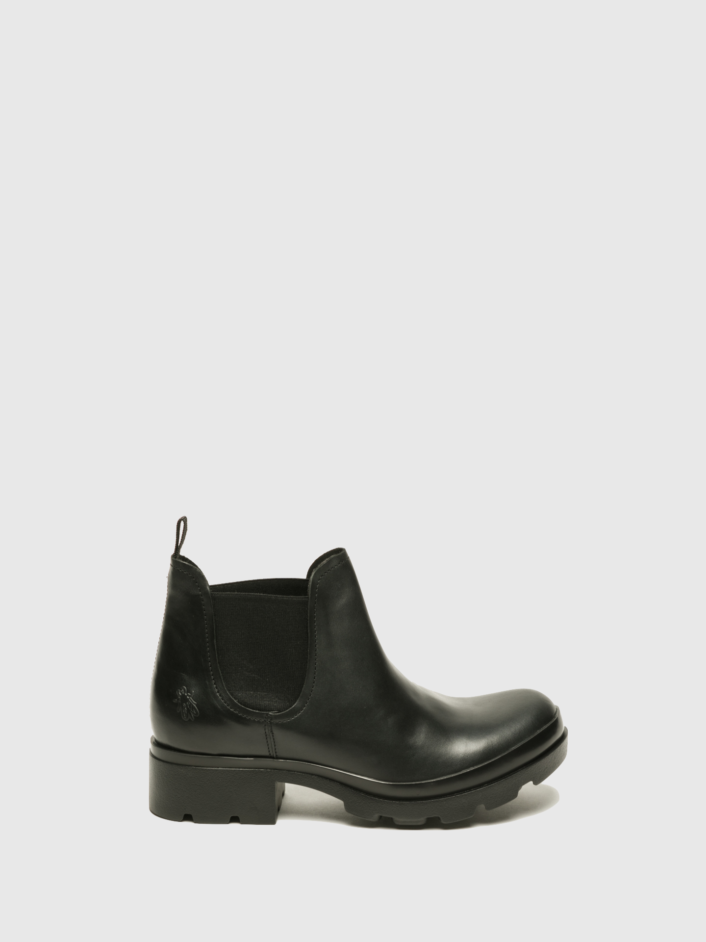 Fly London Black Chelsea Ankle Boots