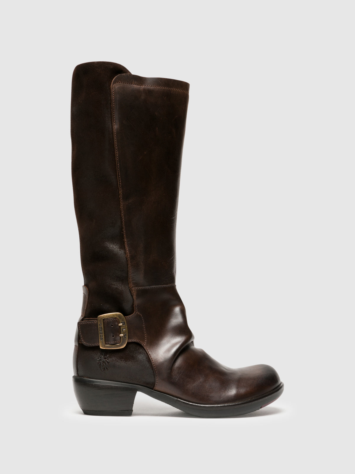 Fly brown 2024 knee high boots