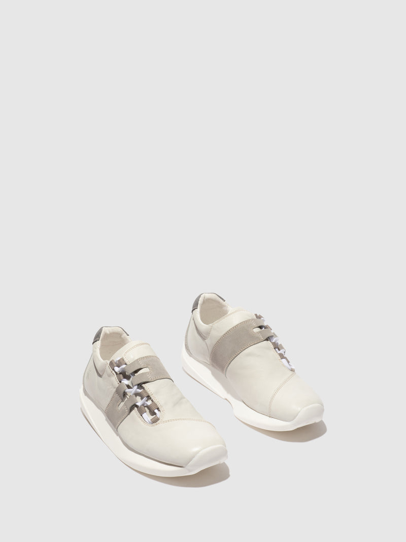 Fly London Lace-up Trainers LOKO733FLY MAVICK/SUEDE WHITE/CONCRETE