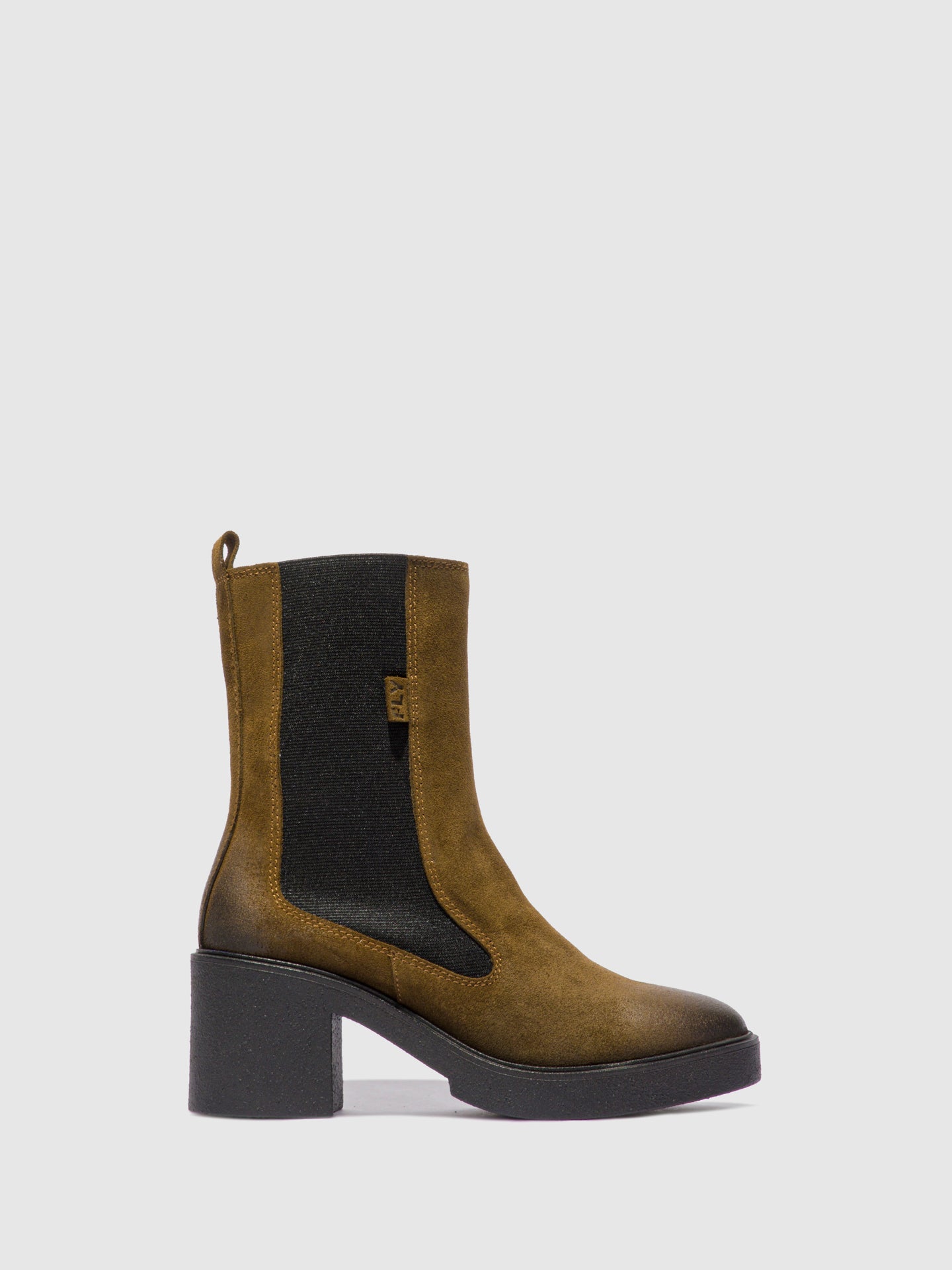 Fly London Chelsea Ankle Boots SIOU800FLY OILSUEDE SLUDGE