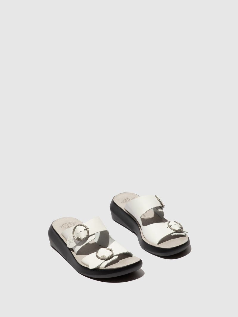 Fly London Buckle Sandals BALD849FLY OFFWHITE