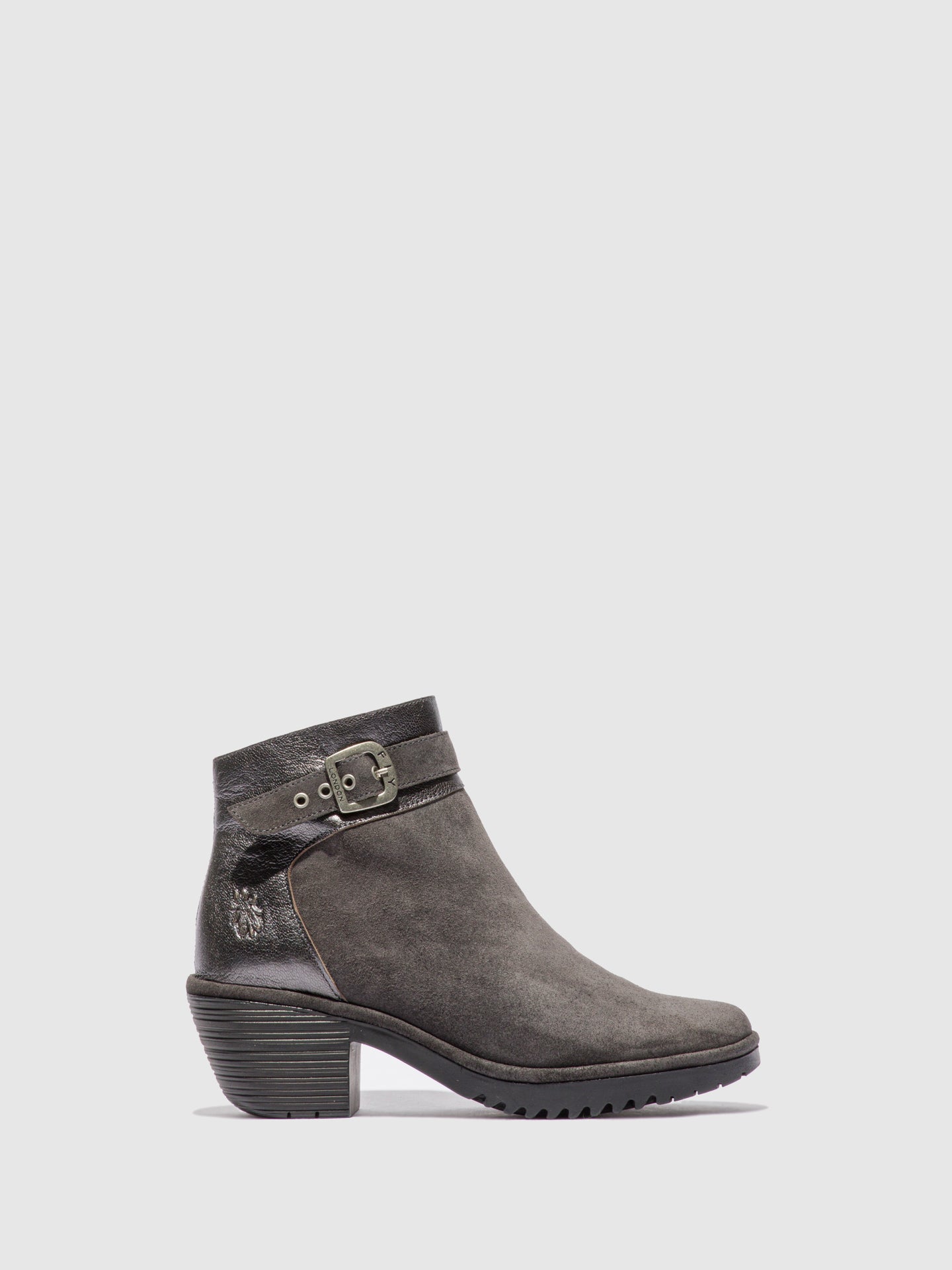Fly London Buckle Ankle Boots WISP342FLY OILSUEDE/IDRA DIESEL/GRAPHITE