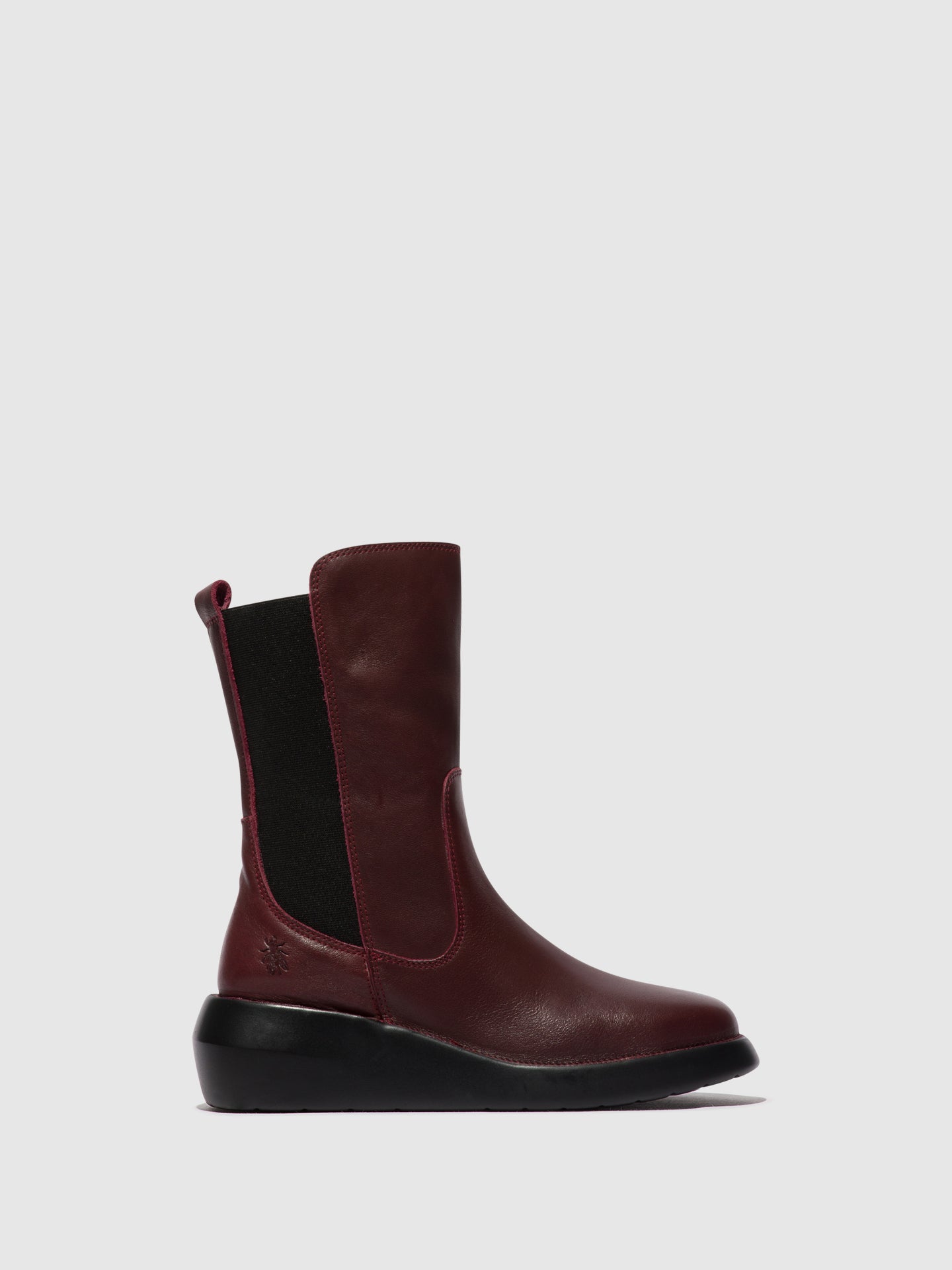 Fly London Zip Up Ankle Boots BRIN516FLY BORDEAUX