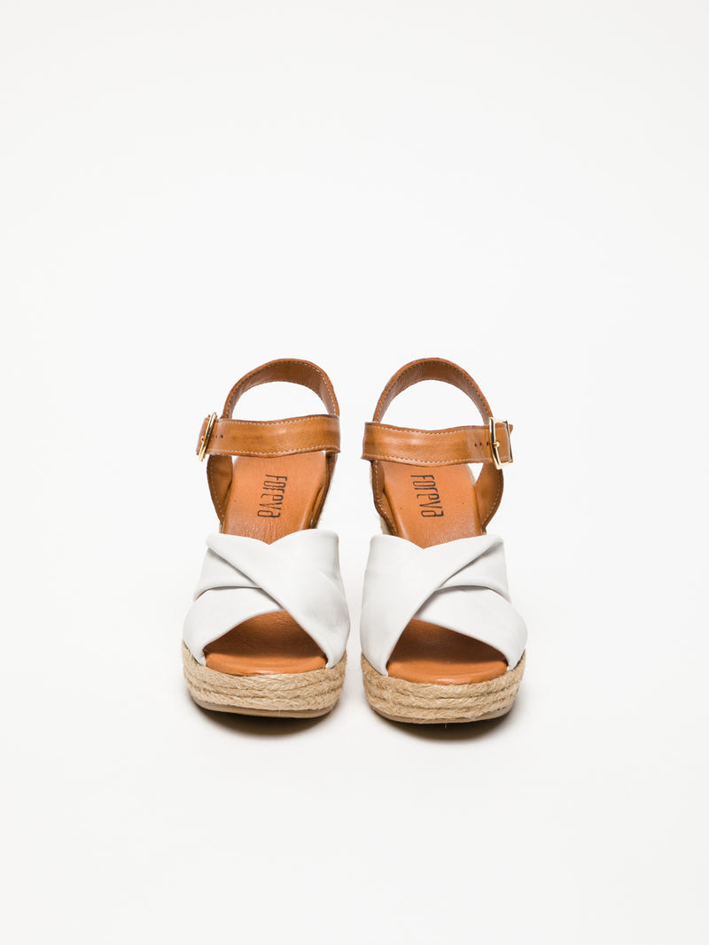 Foreva White Wedge Sandals