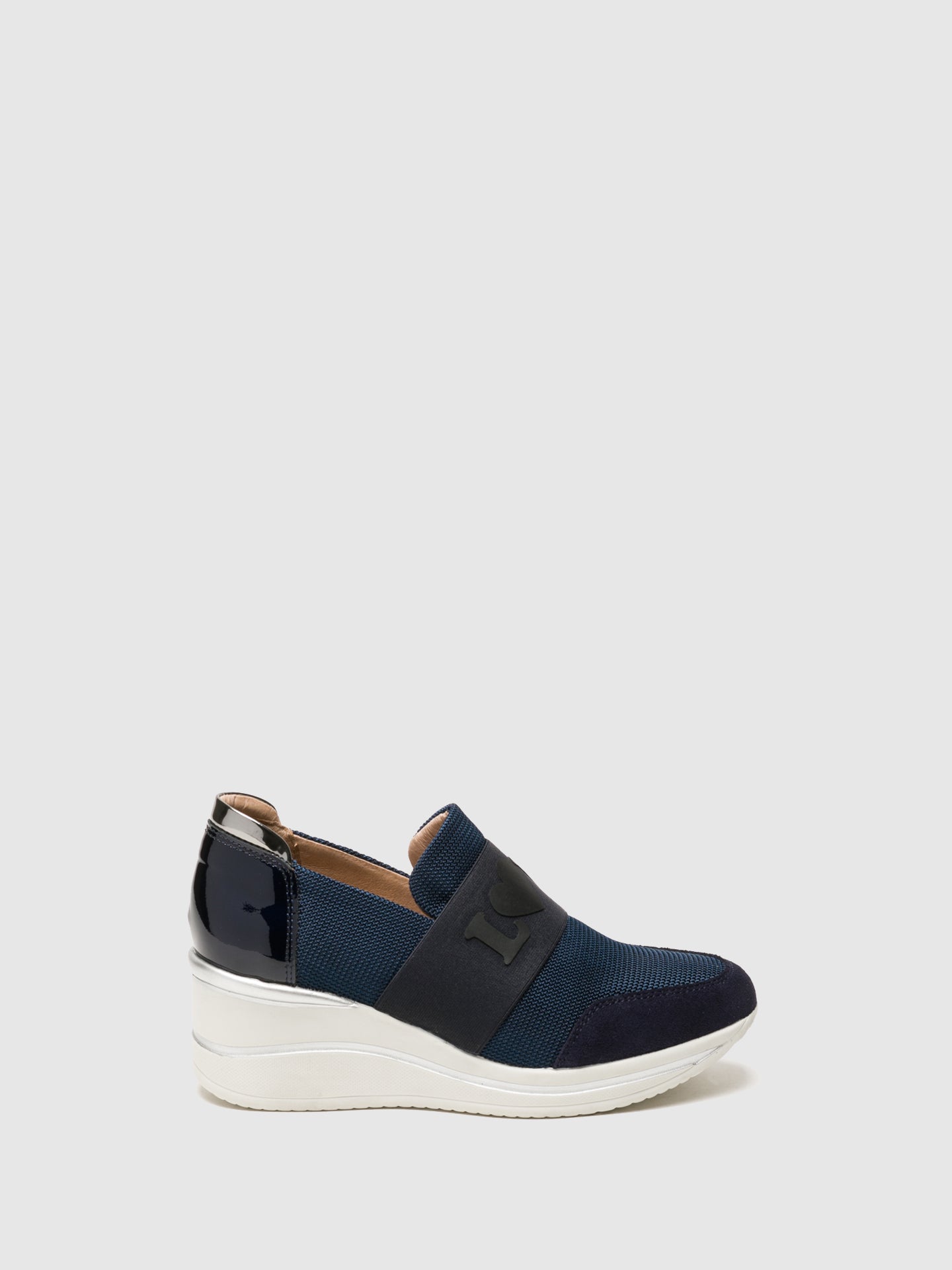 Foreva Navy Wedge Trainers