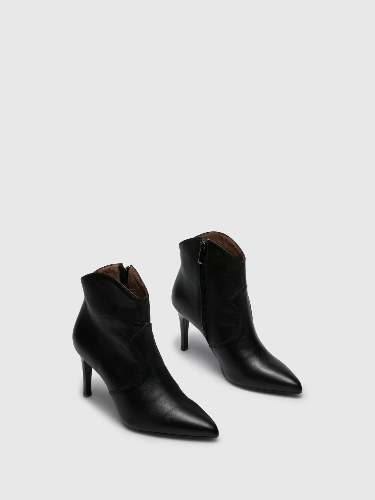 Foreva Black Pointed Toe Ankle Boots