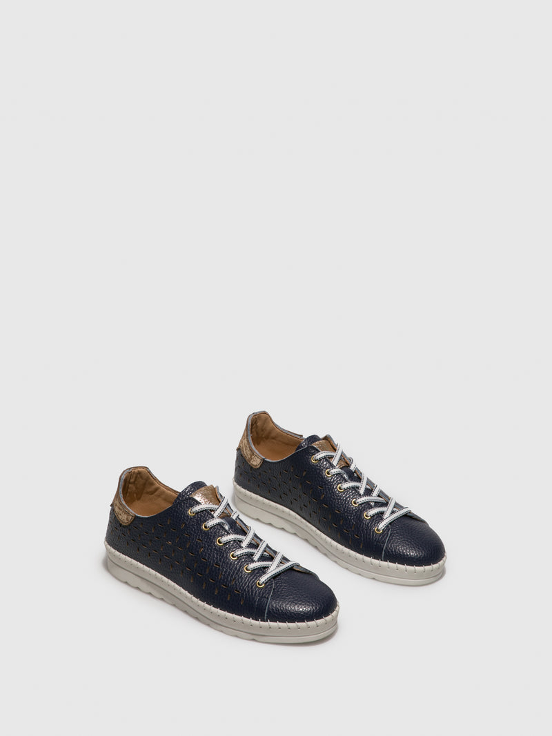 Foreva Navy Lace-up Shoes