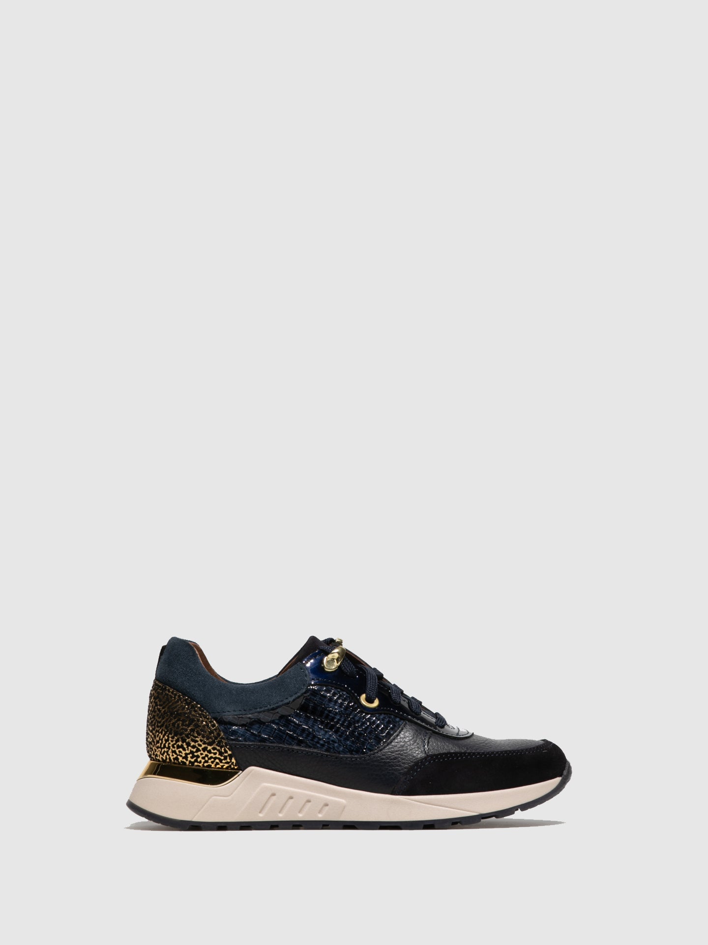 Foreva Navy Lace-up Trainers