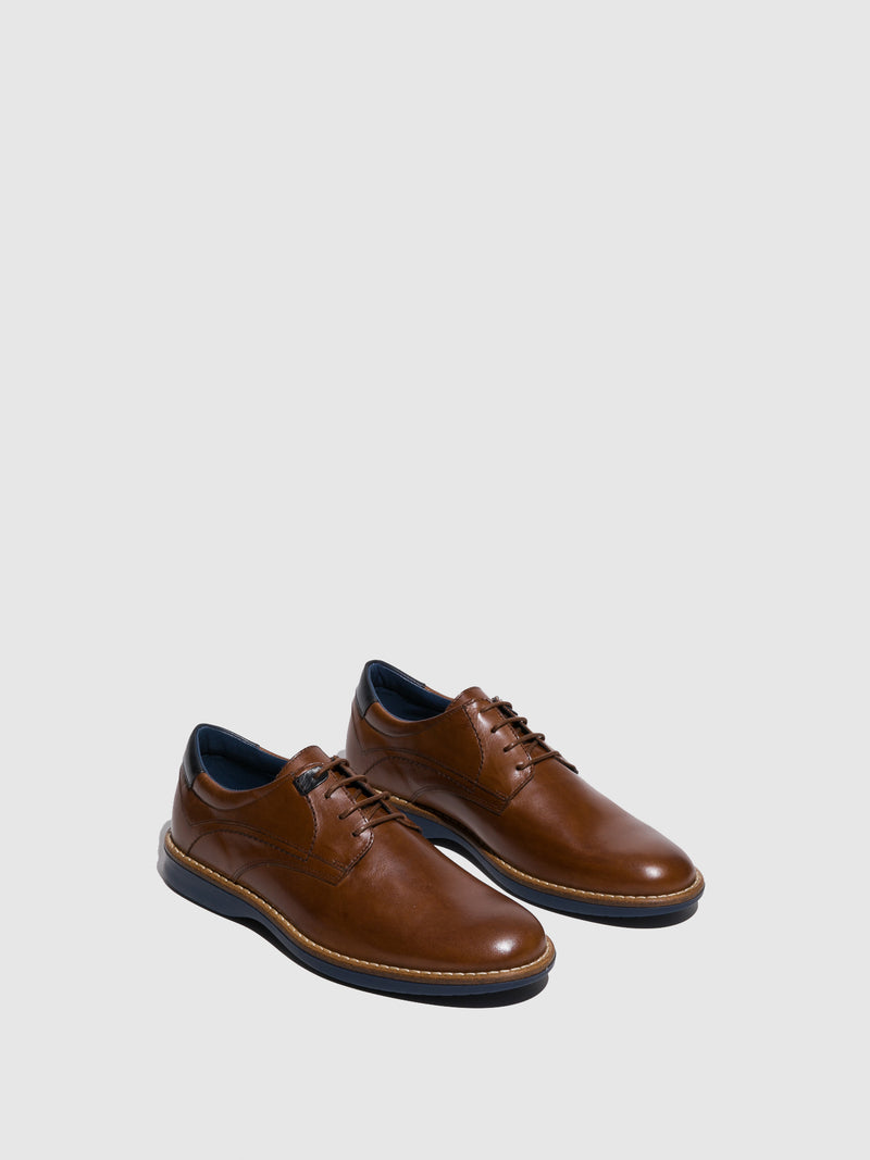 Foreva Brown Lace-up Shoes