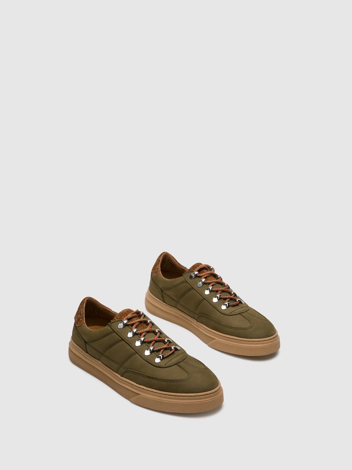 Foreva Khaki Lace-up Shoes