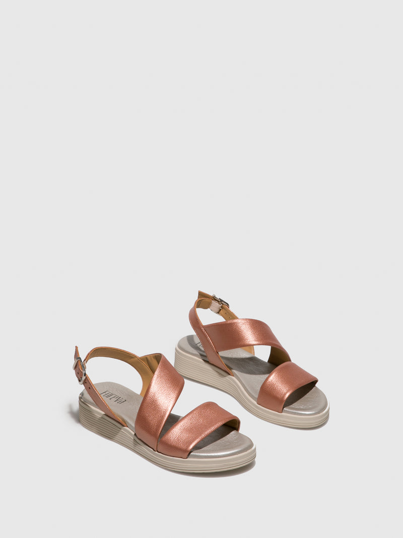 Foreva Pink Buckle Sandals