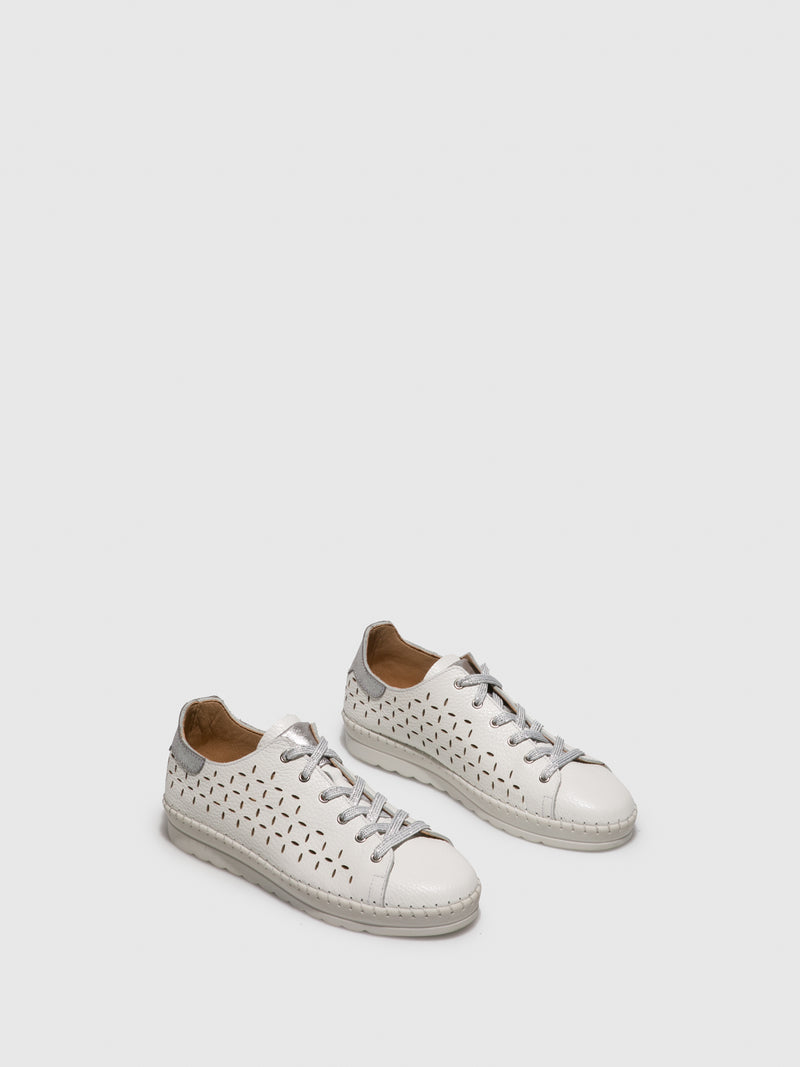 Foreva White Lace-up Shoes