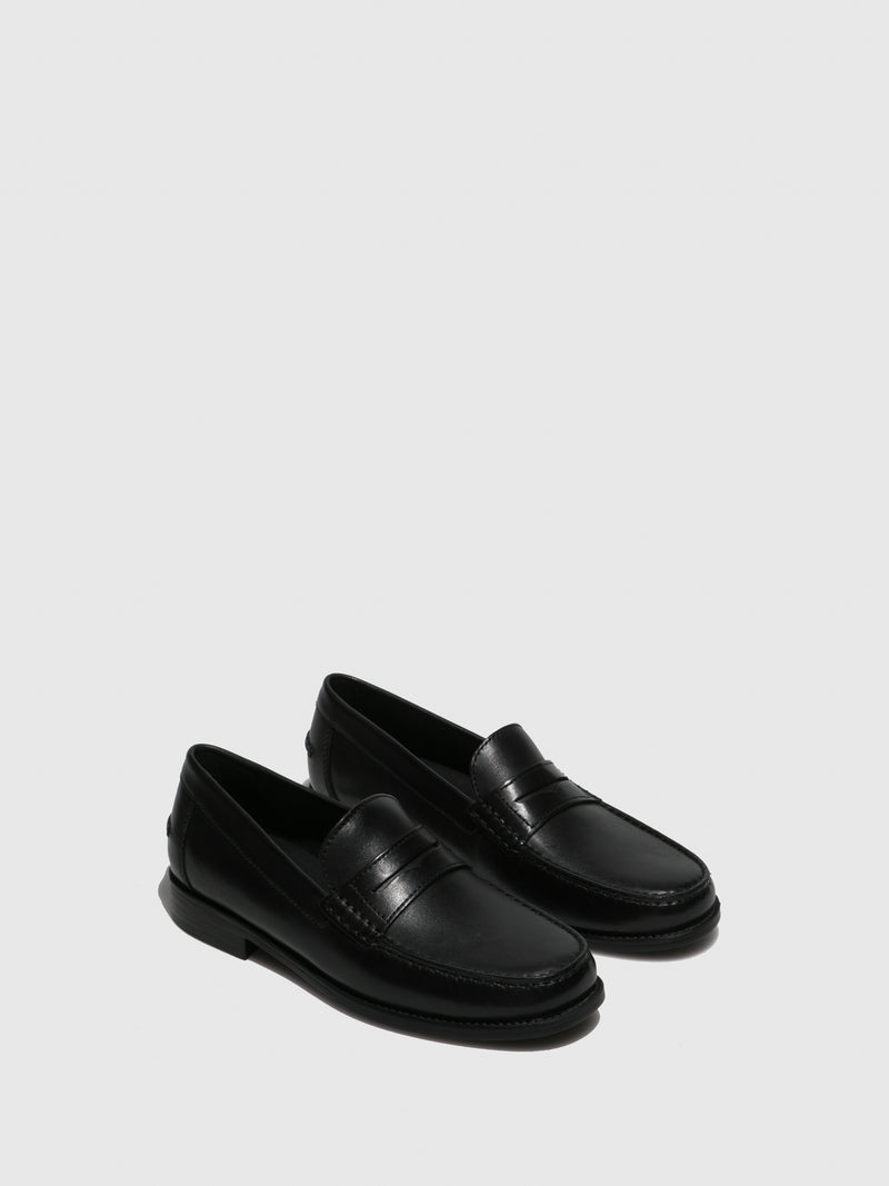 Geox Black Loafers Shoes