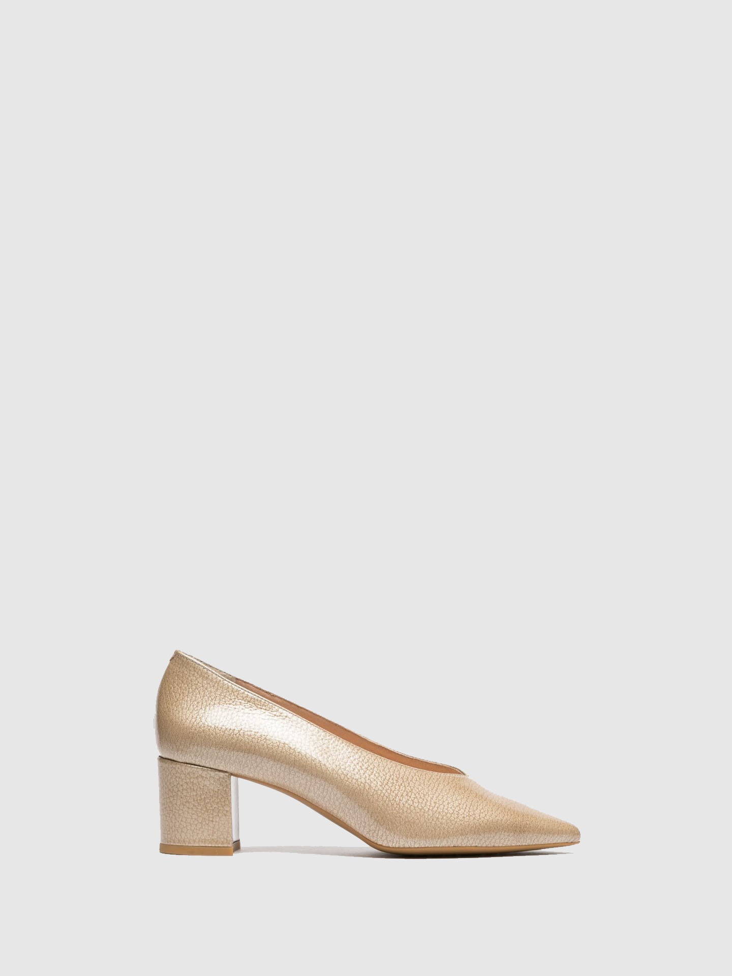 Sofia Costa Beige Pointed Toe Pumps Shoes