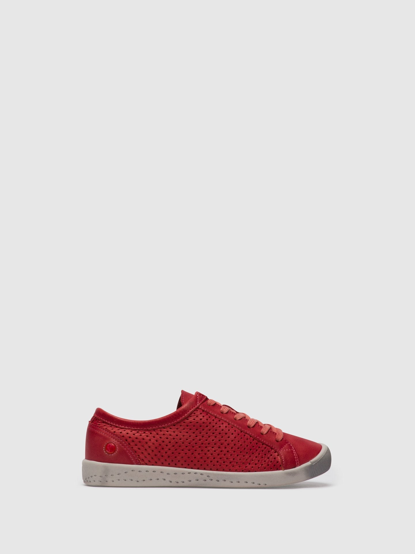 Softinos Lace-up Trainers ICA388SOF Red