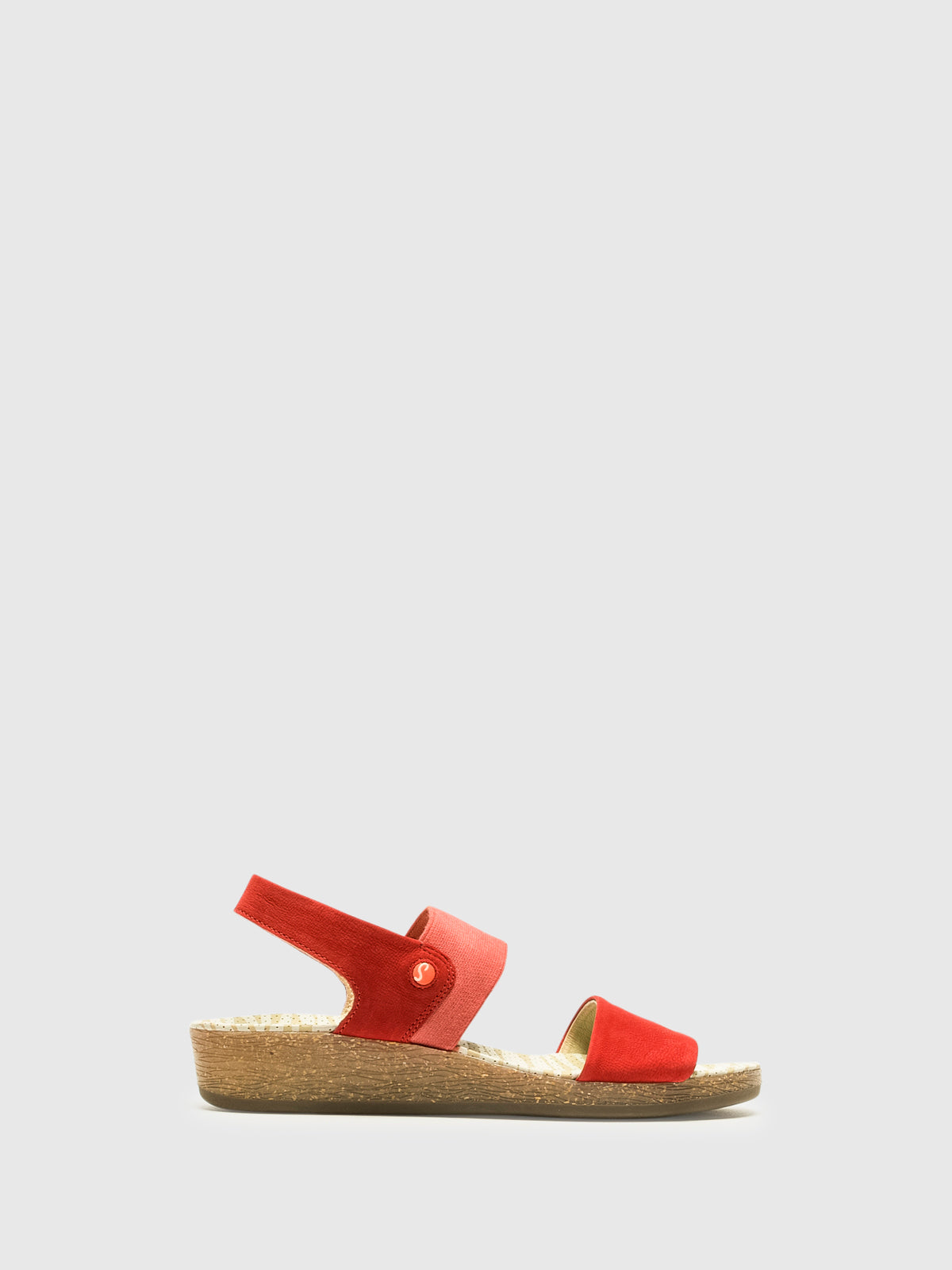 Softinos Red Strappy Sandals