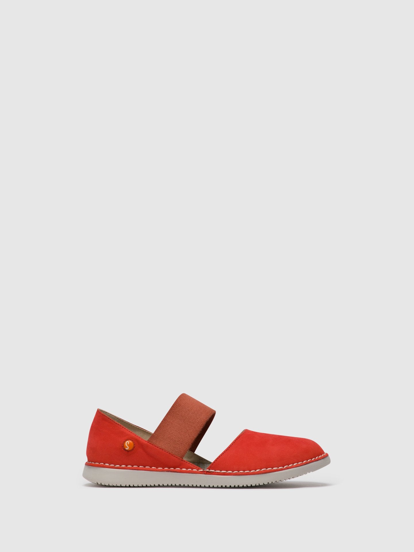 Softinos Elasticated Shoes TEJA576SOF Devil Red