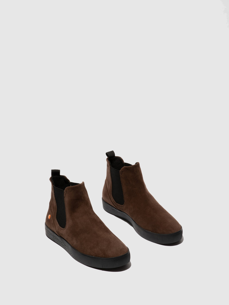 Softinos Chelsea Ankle Boots SAHA608SOF BROWN