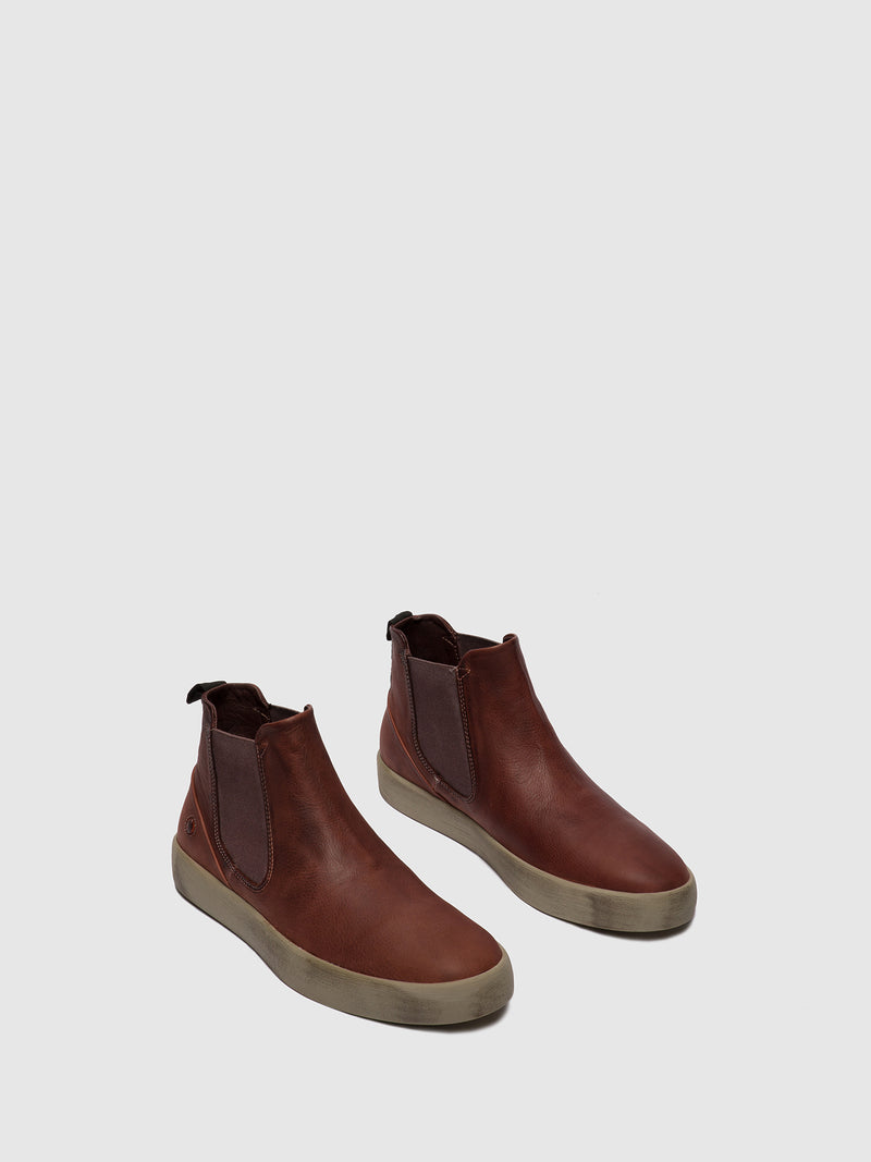 Softinos Chelsea Ankle Boots RYKE611SOF COGNAC