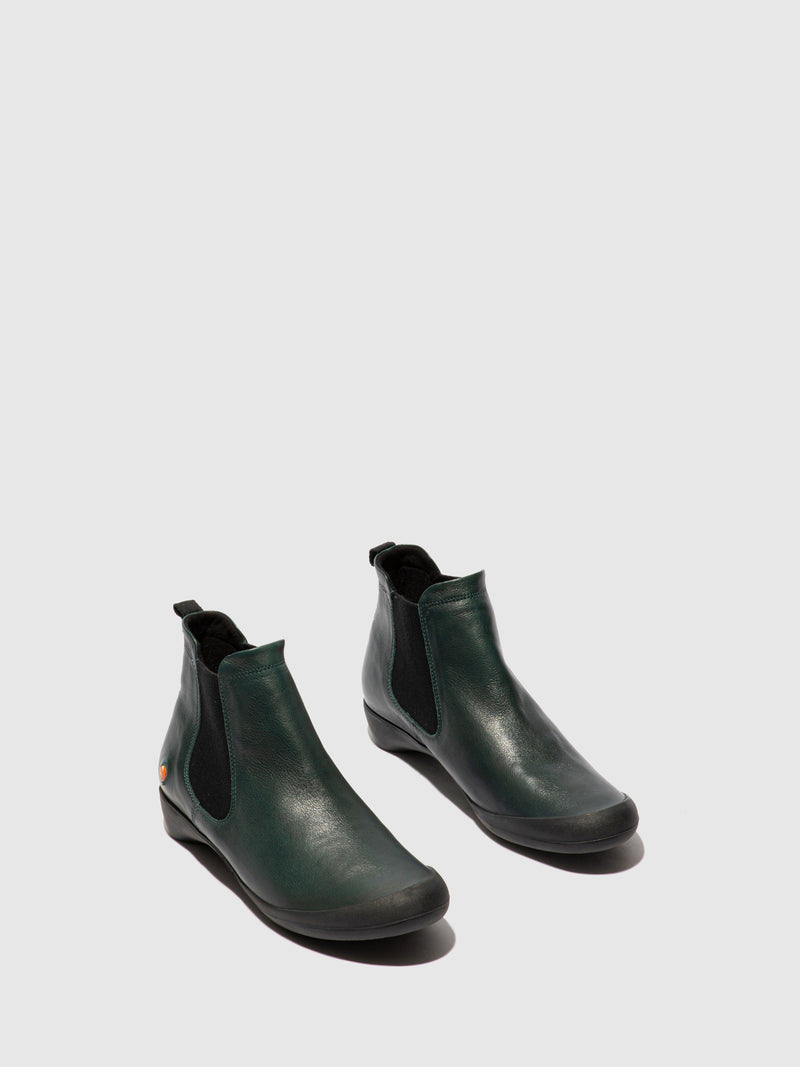 Softinos Chelsea Ankle Boots FARY FOREST GREEN