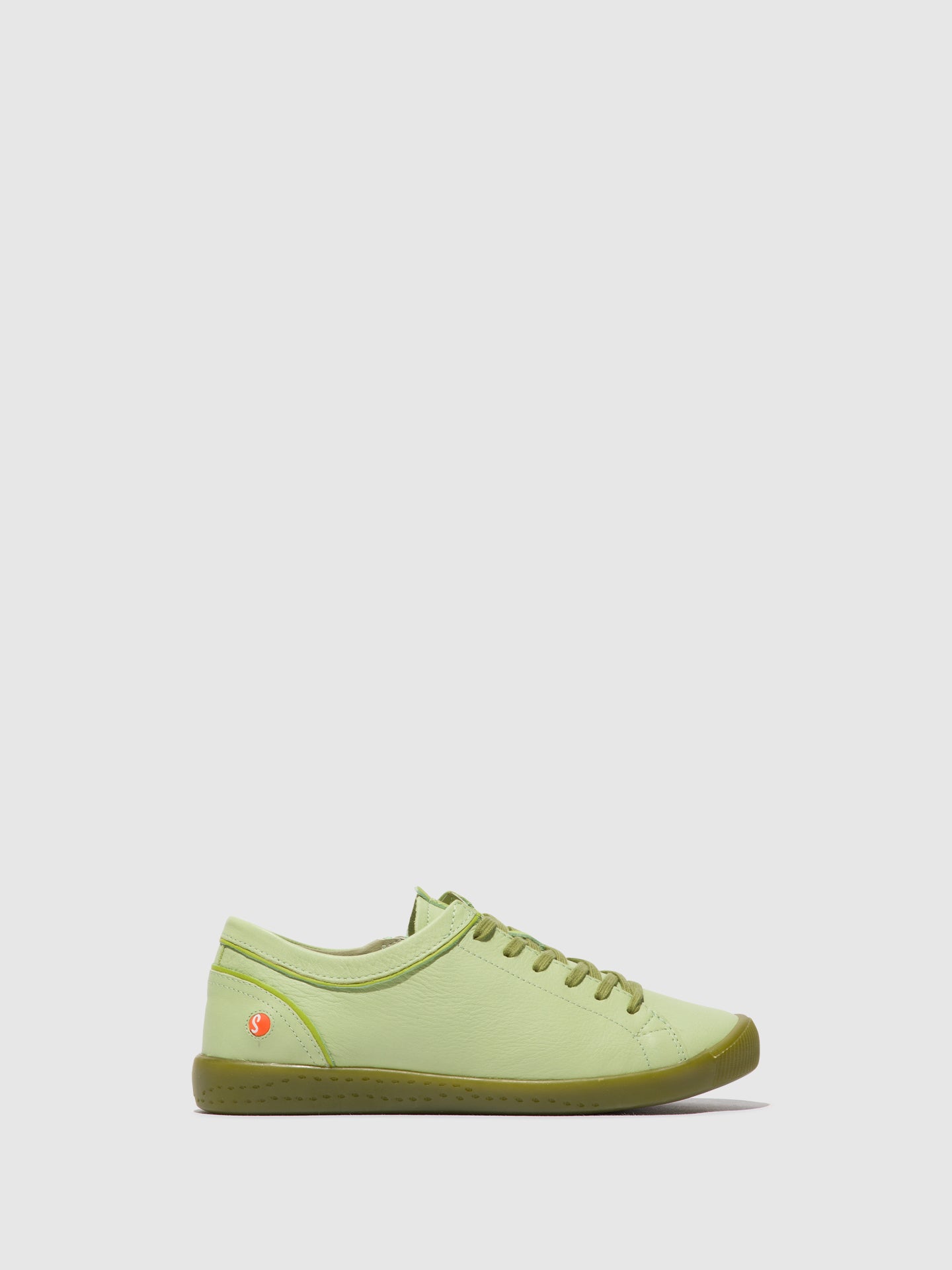 Softinos Lace-up Trainers IBBA691SOF LIGHT GREEN