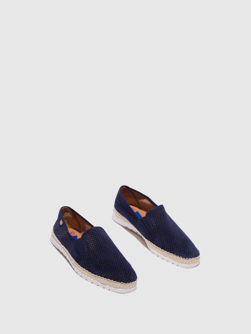 Verbenas Navy Loafers Shoes
