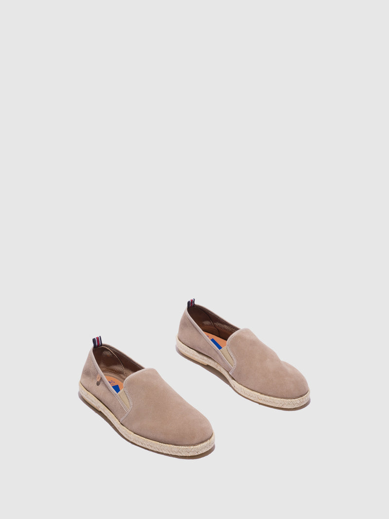 Verbenas Taupe Loafers Shoes